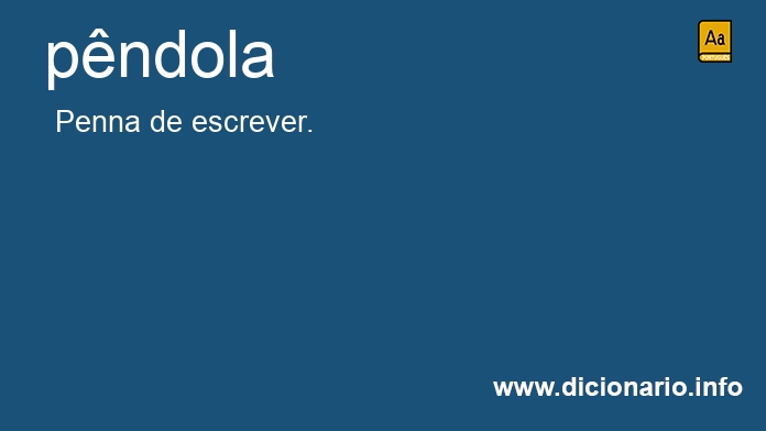 Significado de pndola