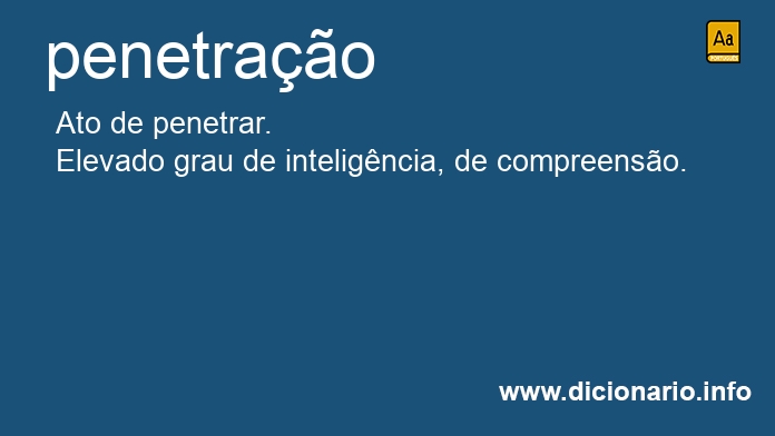 Significado de penetrao