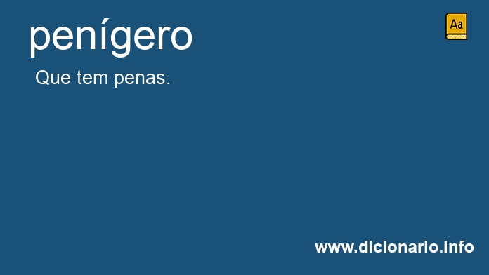 Significado de pengeros