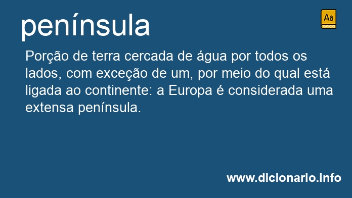 Significado de pennsulas
