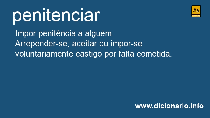 Significado de penitencireis