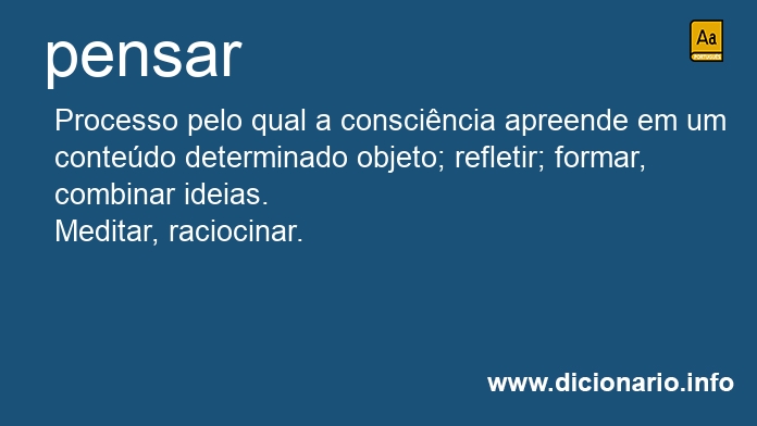 Significado de pensam