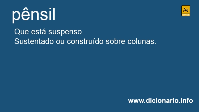 Significado de pnsil