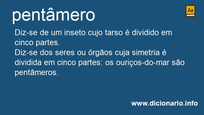 Significado de pent�mero