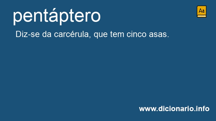Significado de pentptero