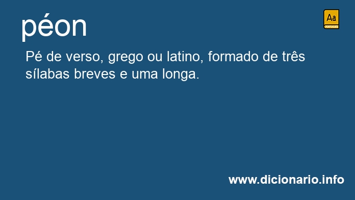 Significado de pon