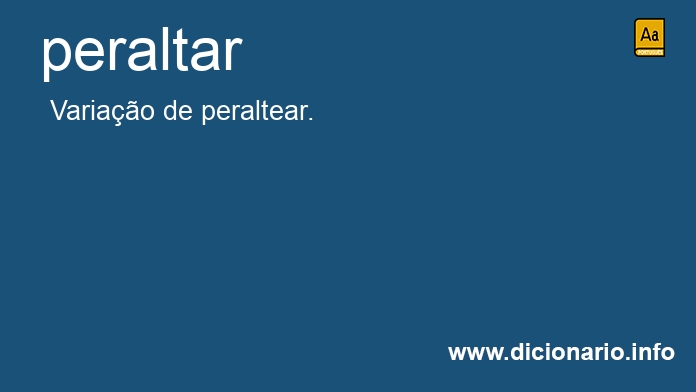 Significado de peralte