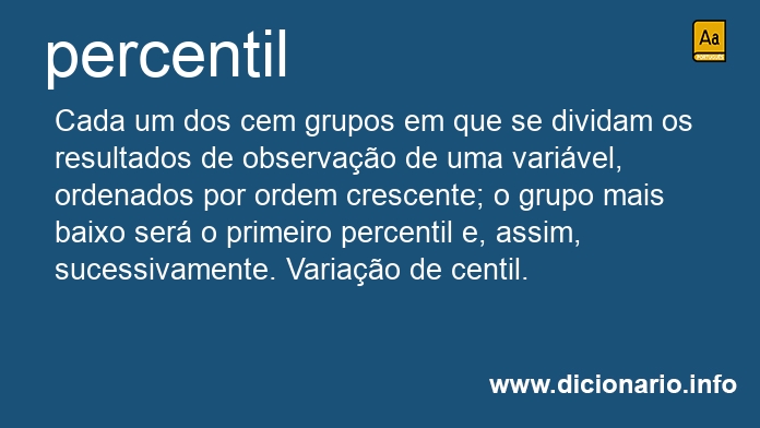 Significado de percentil