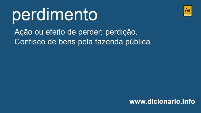 Significado de perdimentos