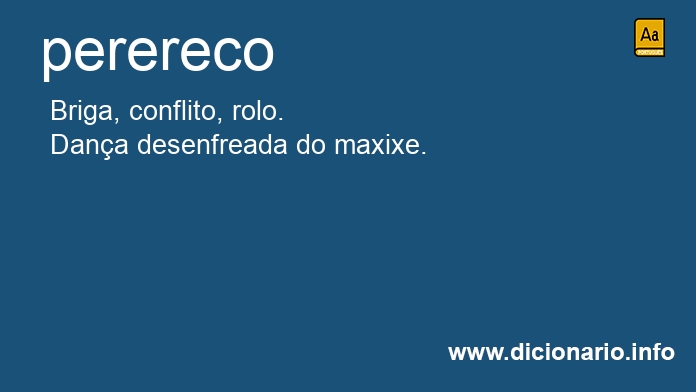 Significado de perereco