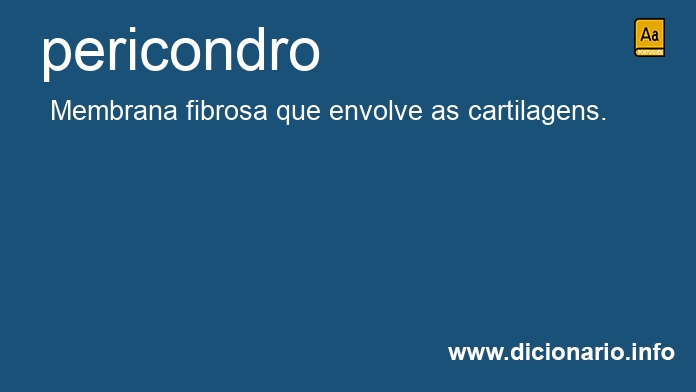 Significado de pericondro