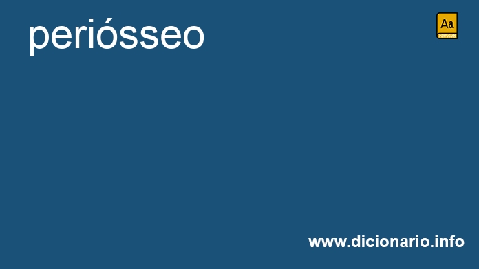 Significado de perisseo