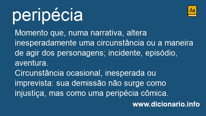 Significado de peripcia