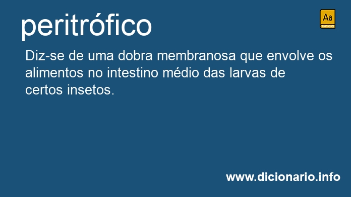 Significado de peritrfico