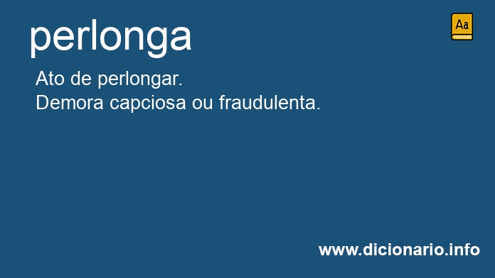 Significado de perlonga