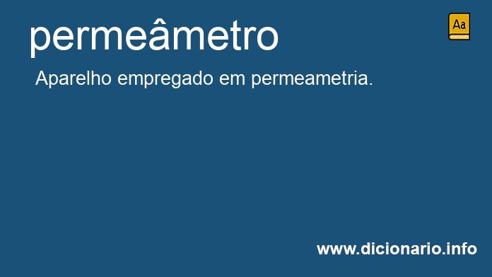 Significado de permemetro