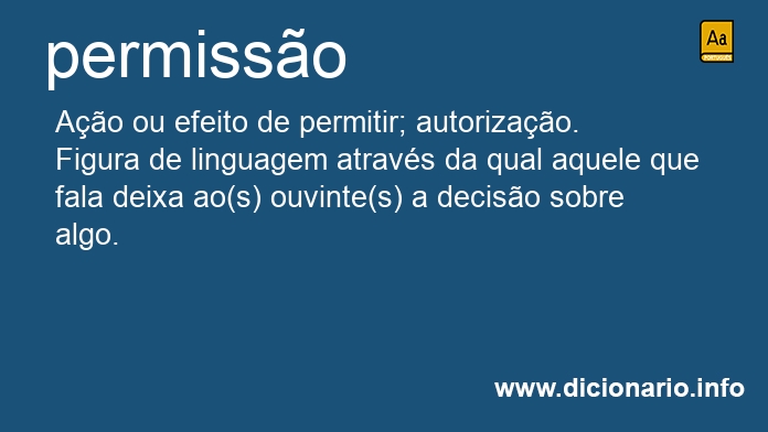 Significado de permisses