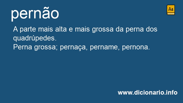 Significado de perno