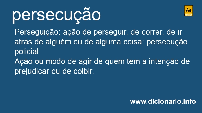 Significado de persecuo