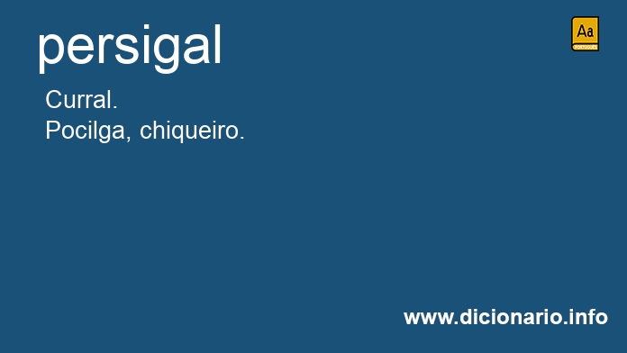 Significado de persigal