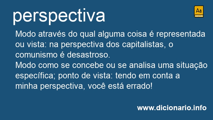 Significado de perspectiva