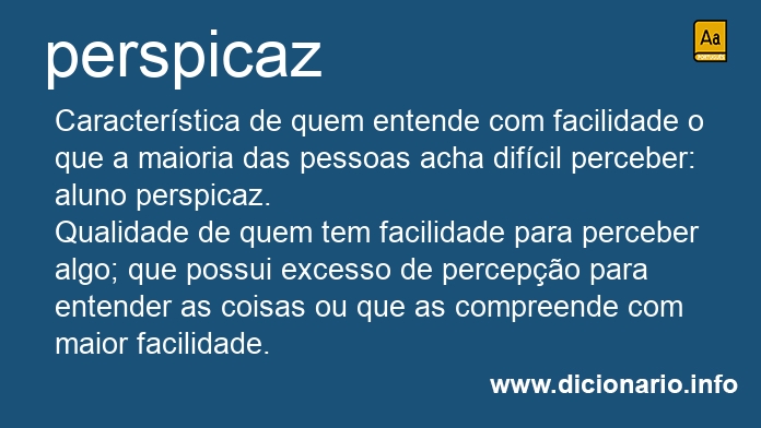 Significado de perspicaz