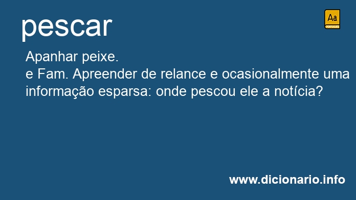 Significado de pescam