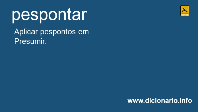 Significado de pespontes
