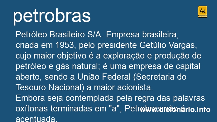 Significado de Petrobras