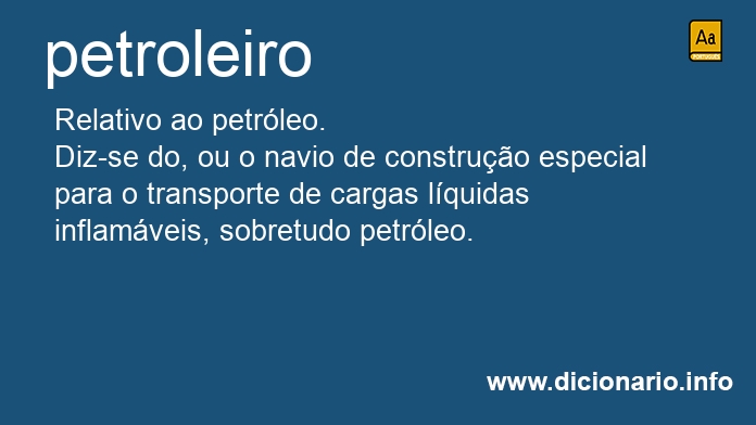 Significado de petroleiro