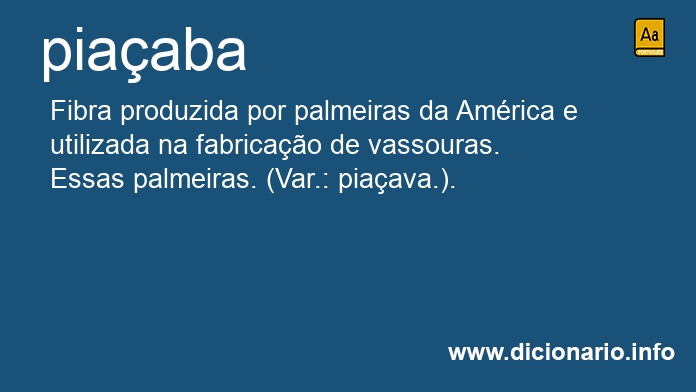 Significado de piaabas