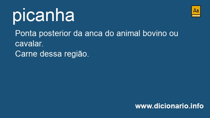 Significado de picanha