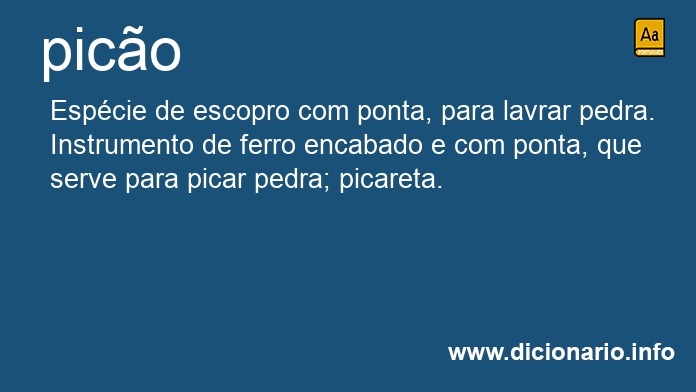 Significado de pico