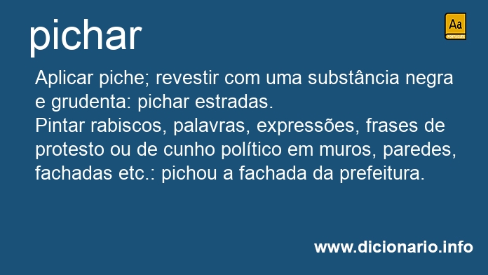 Significado de picheis