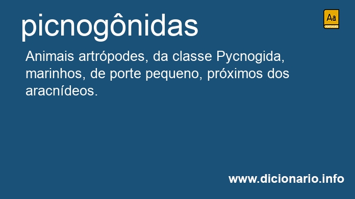 Significado de picnognidas