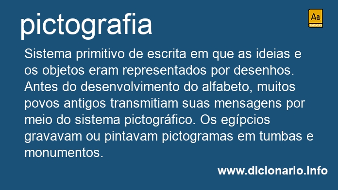 Significado de pictografia