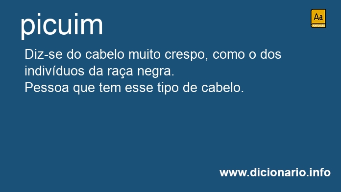Significado de picuim