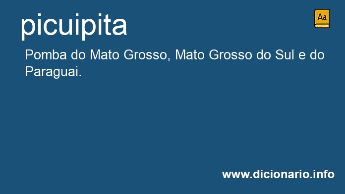 Significado de picuipita
