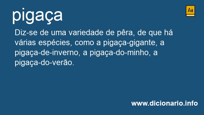 Significado de pigaa