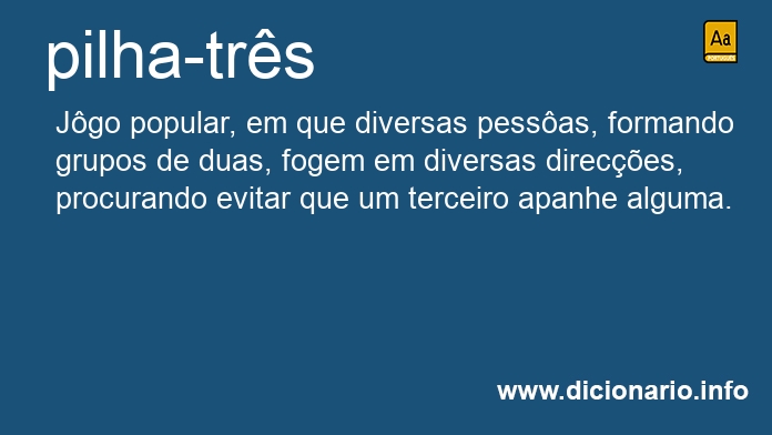 Significado de pilha-trs