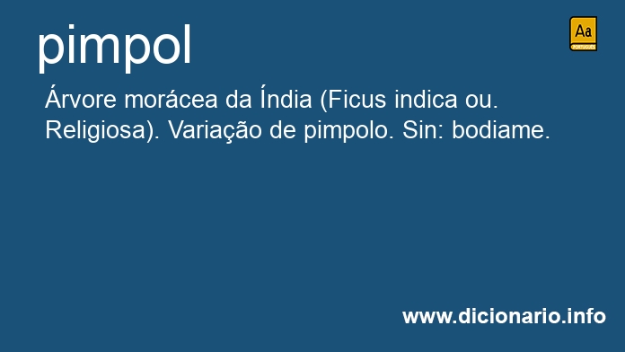 Significado de pimpol