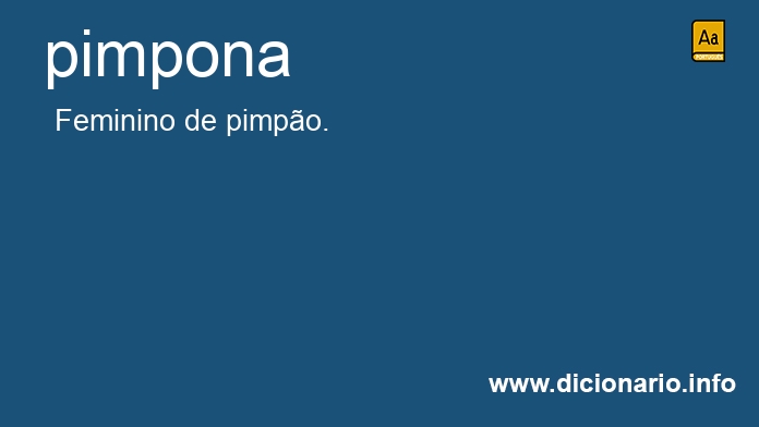 Significado de pimpona