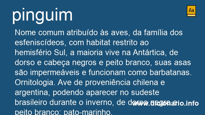 Significado de pinguim