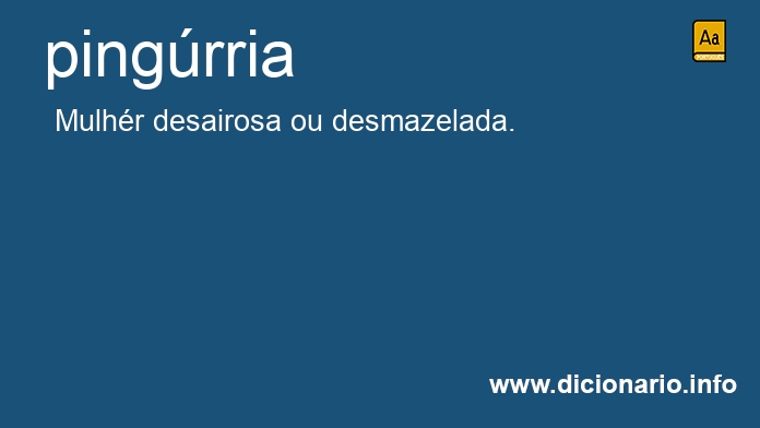 Significado de pingrria