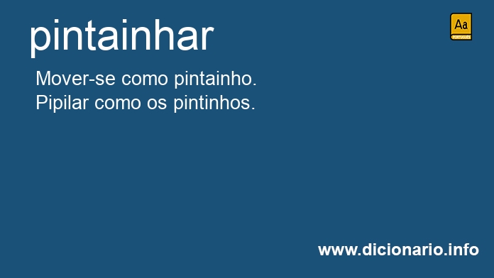 Significado de pintainha