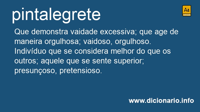 Significado de pintalegrete