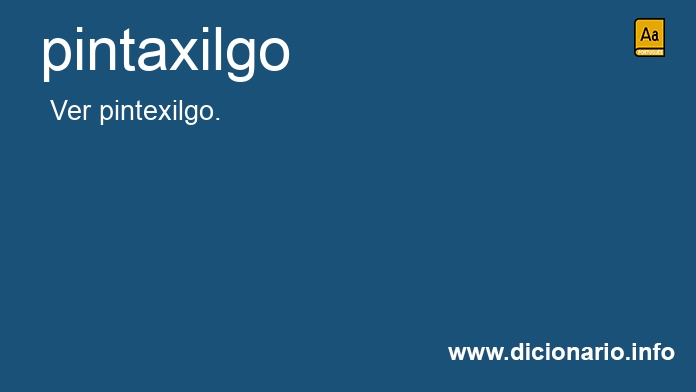 Significado de pintaxilgo