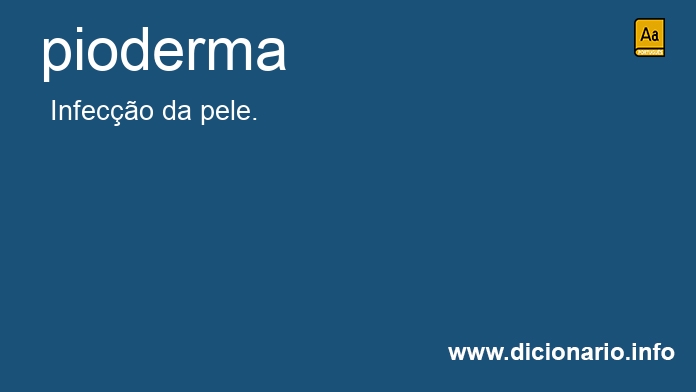 Significado de pioderma