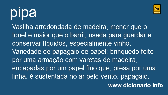 Significado de pipas
