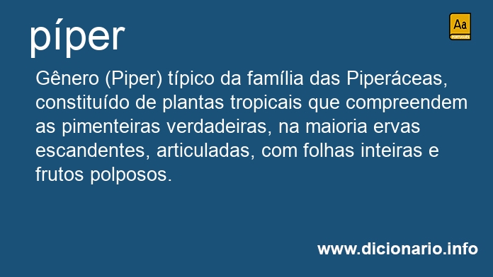 Significado de pper